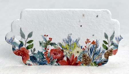 Winter Watercolor Border