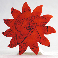 printed seed paper flower  shapes